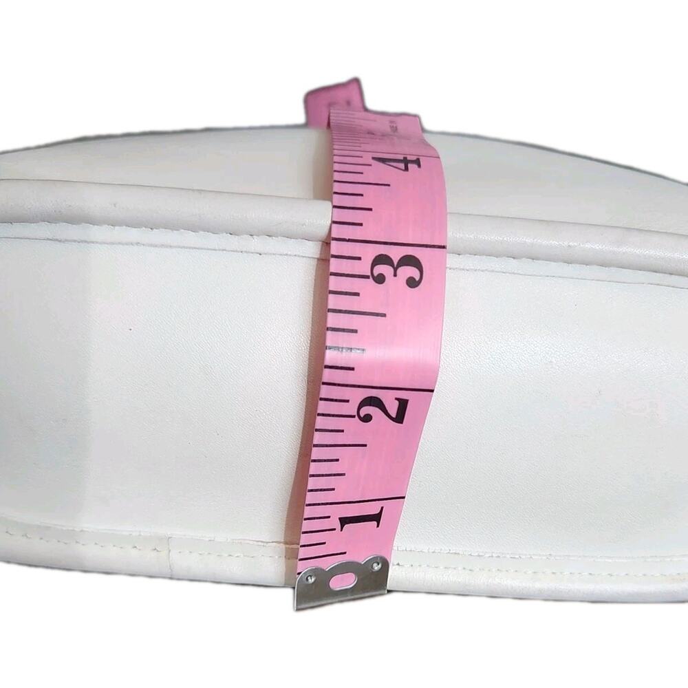 Vintage Coach Leather Mambo Hobo Shoulder Crossbody Bag Authentic White 9062 - Picture 15 of 16